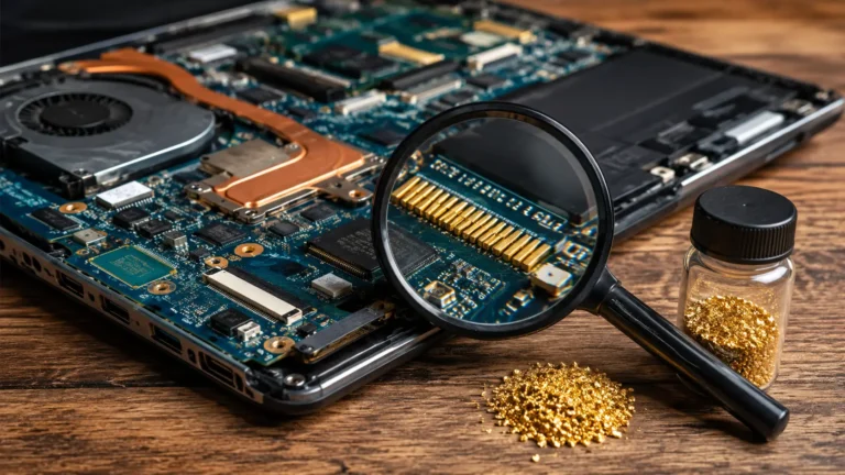 How Much Gold Is In A Laptop In Grams