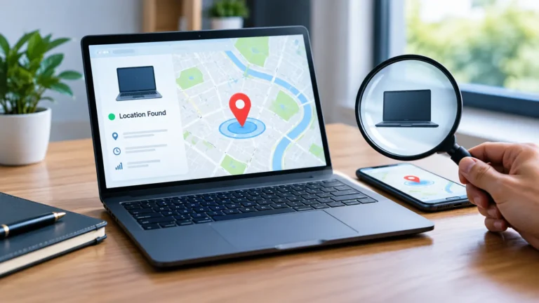 How to Track a Stolen Laptop using a location map and smartphone to help locate the missing device.